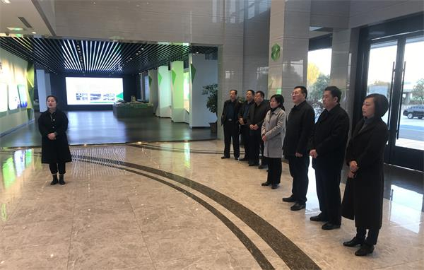 恒源热力集团领导 看望沂南县民营企业高质量发展服务队